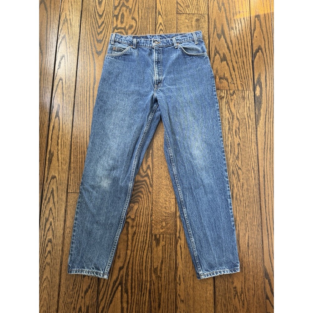 Levi's 550 Men's Orange Tab Jeans Size 36x32 Relaxed Fit Tapered Leg - Picture 4 of 8
